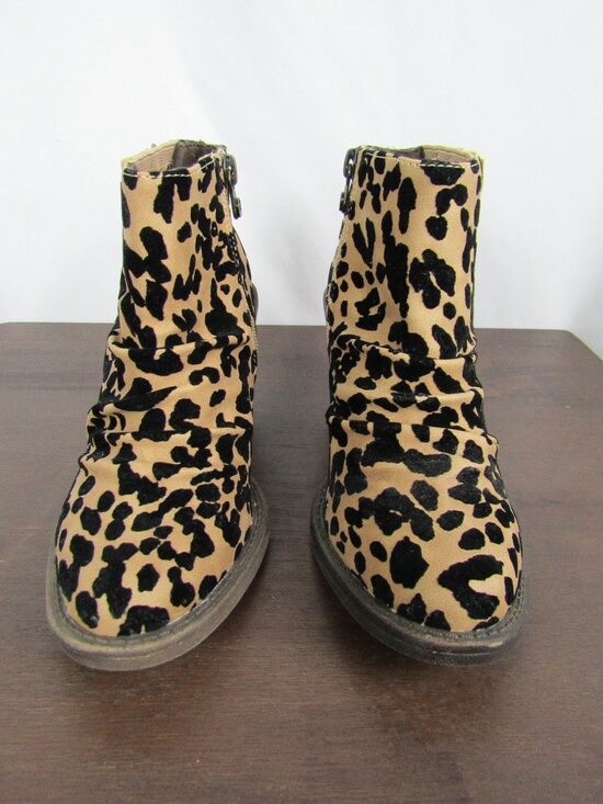 Blowfish Malibu Shoes - Blowfish Malibu | Leopard | 2 1/2" Heeled Ankle Boots | Zippered